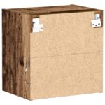 vidaXL Floating Shelf Staré Dřevo 40x28,5x40 cm Zmontované Dřevo – Obrázok 7