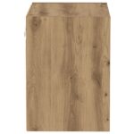 vidaXL Plávajúca polica Dubová 40x28,5x40 cm Inžinierske drevo – Obrázok 6