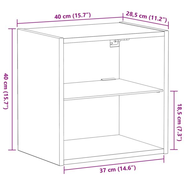 863093_13.jpg vidaXL Plávajúca polica 2 ks Umelecký dub 40x28,5x40 cm Kompozitné drevo – Obrázok 13