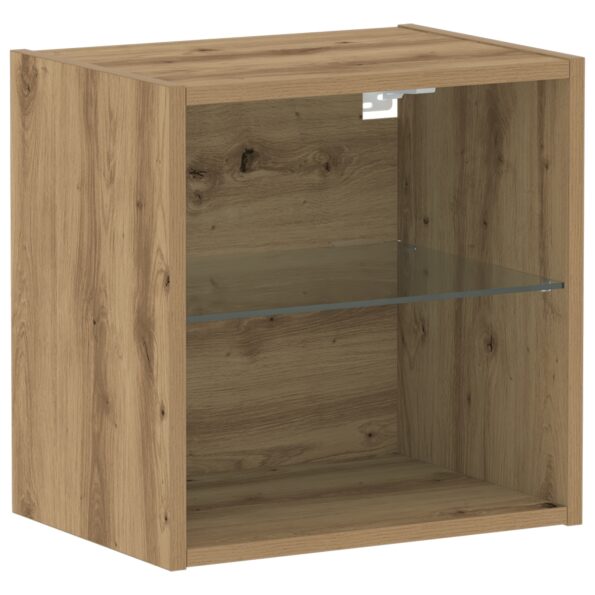 863093_6.jpg vidaXL Plávajúca polica 2 ks Umelecký dub 40x28,5x40 cm Kompozitné drevo – Obrázok 6