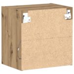 vidaXL Plávajúca polica 2 ks Umelecký dub 40x28,5x40 cm Kompozitné drevo – Obrázok 9