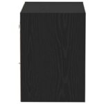 vidaXL Plávajúca polica Čierny Dub 40x28,5x40 cm Kompozitné drevo – Obrázok 6