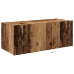 vidaXL TV nástenná skriňa Staré drevo 80 x 35 x 31 cm Kompozitné drevo – Obrázok 5
