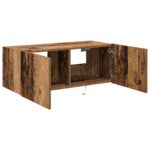 vidaXL TV nástenná skriňa Staré drevo 80 x 35 x 31 cm Kompozitné drevo – Obrázok 6