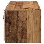 vidaXL TV nástenná skriňa Staré drevo 80 x 35 x 31 cm Kompozitné drevo – Obrázok 8