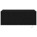 vidaXL TV nástenná skriňa s LED svetlami čierna dub 80x35x31 cm – Obrázok 7