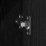 vidaXL Kúpeľňová skrinka Čierna Dub 33x33x120,5 cm Kompozitné drevo – Obrázok 10