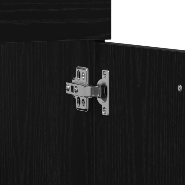 vidaXL 2-dielna kúpeľňová nábytková súprava čierny dub z umelého dreva – Obrázok 9