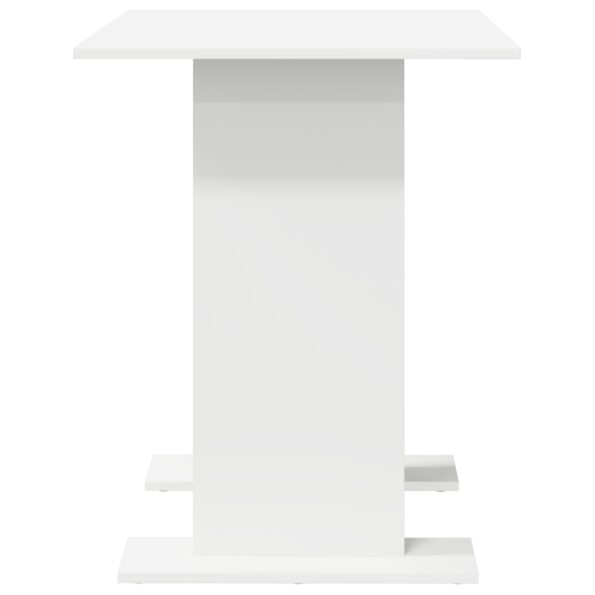 vidaXL Jedálenský stôl Biela 110 x 60 x 75 cm Kompozitné drevo – Obrázok 6