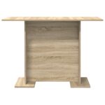 vidaXL Jedálenský stôl Sonoma dub 110 x 60 x 75 cm Kompozitné drevo – Obrázok 5