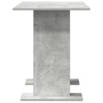vidaXL Jedálenský stôl Betónová šedá 110 x 60 x 75 cm Kompozitné drevo – Obrázok 6