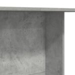 vidaXL Jedálenský stôl Betónová šedá 110 x 60 x 75 cm Kompozitné drevo – Obrázok 8