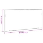 vidaXL Zrkadlová skriňa do kúpeľne s LED svetlom, staré drevo 80x37 cm – Obrázok 10