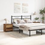 vidaXL Nočný stolík so zásuvkou 2 pcs Staré drevo 45 x 34 x 44,5 cm – Obrázok 4
