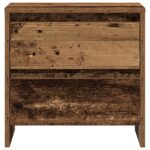 vidaXL Nočný stolík so zásuvkou 2 pcs Staré drevo 45 x 34 x 44,5 cm – Obrázok 7