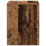 vidaXL Nočný stolík so zásuvkou 2 pcs Staré drevo 45 x 34 x 44,5 cm – Obrázok 8