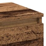 vidaXL Nočný stolík staré drevo 40x35x70 cm inžinierske drevo – Obrázok 9