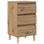 vidaXL Nočný stolík z umelého duba 40x35x70 cm – Obrázok 2