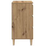 vidaXL Nočný stolík z umelého duba 40x35x70 cm – Obrázok 7