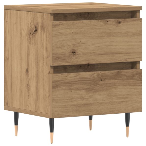 vidaXL Nočný stolík z umelého dreva Artisan Oak 40x35x50 cm – Obrázok 2