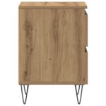 vidaXL Nočný stolík 2 pcs dub artisan 40 x 35 x 50 cm Kompozitné drevo – Obrázok 7