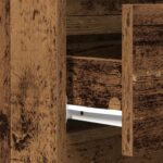 vidaXL Servírovacia skriňa so zásuvkou Staré drevo 60 x 35 x 70 cm – Obrázok 10