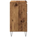 vidaXL Servírovacia skriňa so zásuvkou Staré drevo 60 x 35 x 70 cm – Obrázok 7