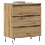 vidaXL Servírovacia skriňa so zásuvkou Remeselný dub 60 x 35 x 70 cm – Obrázok 3