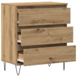 vidaXL Servírovacia skriňa so zásuvkou Remeselný dub 60 x 35 x 70 cm – Obrázok 5