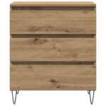 vidaXL Servírovacia skriňa so zásuvkou Remeselný dub 60 x 35 x 70 cm – Obrázok 6