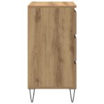 vidaXL Servírovacia skriňa so zásuvkou Remeselný dub 60 x 35 x 70 cm – Obrázok 7