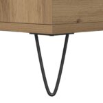 vidaXL Servírovacia skriňa so zásuvkou Remeselný dub 60 x 35 x 70 cm – Obrázok 9