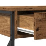 vidaXL Konzolový stôl so zásuvkou Staré drevo 100 x 28 x 75 cm – Obrázok 9