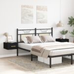 vidaXL Nočné skrinky 2 ks Nástenné čierny dub 35x35x20 cm