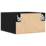 vidaXL Nočné skrinky 2 ks Nástenné čierny dub 35x35x20 cm – Obrázok 8