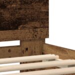 vidaXL Rám postele s LED svetlami Staré drevo 90x200 cm Zhotovené z drevnej hmoty – Obrázok 10