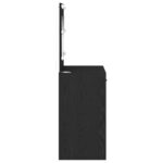 vidaXL Toaletný stolík Čierny dub 78,5 x 41 x 135 cm Kompozitné drevo – Obrázok 6
