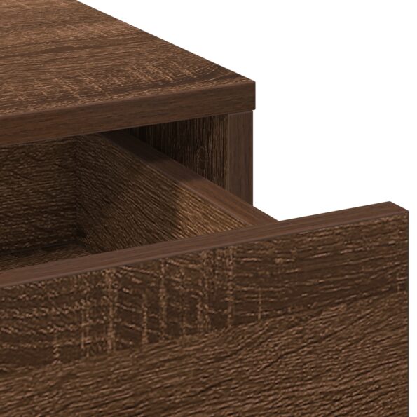 865034_8.jpg Zrkadlový toaletný stolík s LED svetlami Hnedý dub 78,5x41x135 cm – Obrázok 8