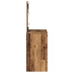 vidaXL Toaletný stolík Staré drevo 78,5 x 41 x 135 cm Kompozitné drevo – Obrázok 6
