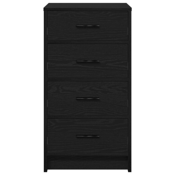 vidaXL Bočný stolík Čierny Dub 40x41x75 cm Zložené drevo – Obrázok 7