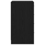 vidaXL Bočný stolík Čierny Dub 40x41x75 cm Zložené drevo – Obrázok 8
