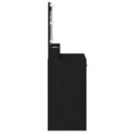 vidaXL Toaletný stolík Čierny dub 79 x 41 x 135 cm Kompozitné drevo – Obrázok 6