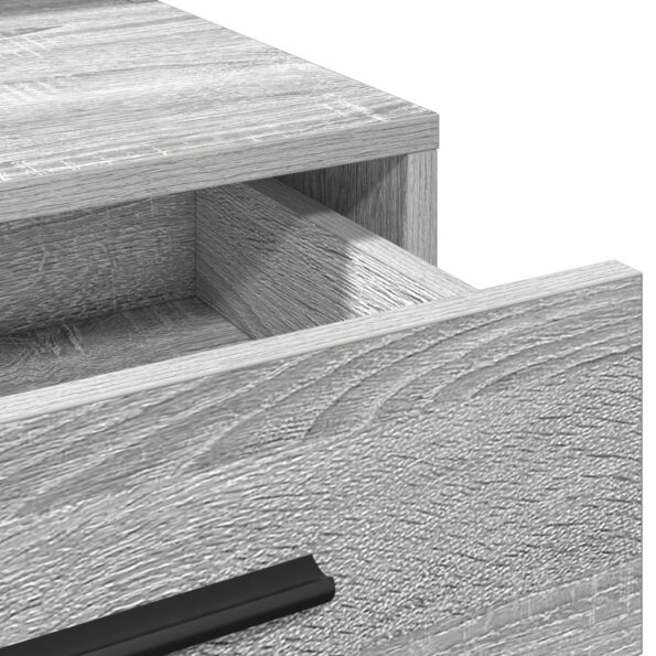 865087_8.jpg vidaXL Toaletný stôl s LED osvetlením, sivá Sonoma, 79x41x135 cm – Obrázok 8