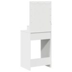 vidaXL Toaletný stolík Biela 50 x 41 x 135 cm Kompozitné drevo – Obrázok 7