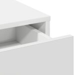 vidaXL Toaletný stolík Biela 50 x 41 x 135 cm Kompozitné drevo – Obrázok 8