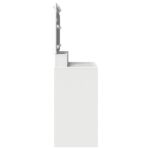 vidaXL Biela toaletná skrinka so svetlami LED - 100x41x135 cm – Obrázok 5