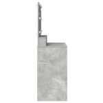 vidaXL Toaletný stolík s poličkou Betónová šedá 100 x 41 x 135 cm – Obrázok 5