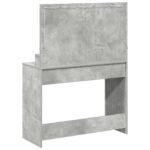 vidaXL Toaletný stolík s poličkou Betónová šedá 100 x 41 x 135 cm – Obrázok 6