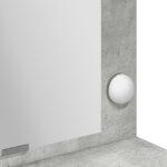 vidaXL Toaletný stolík s poličkou Betónová šedá 100 x 41 x 135 cm – Obrázok 8