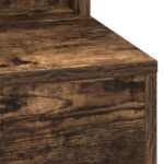 vidaXL Toaletný stolík Dymová dub 100 x 41 x 135 cm Kompozitné drevo – Obrázok 7